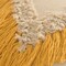 Deerlux 16" Handwoven Cotton Throw Pillow Cover with Embossed and Fringed Crossed line, Yellow QI004300.YL - alternate 2